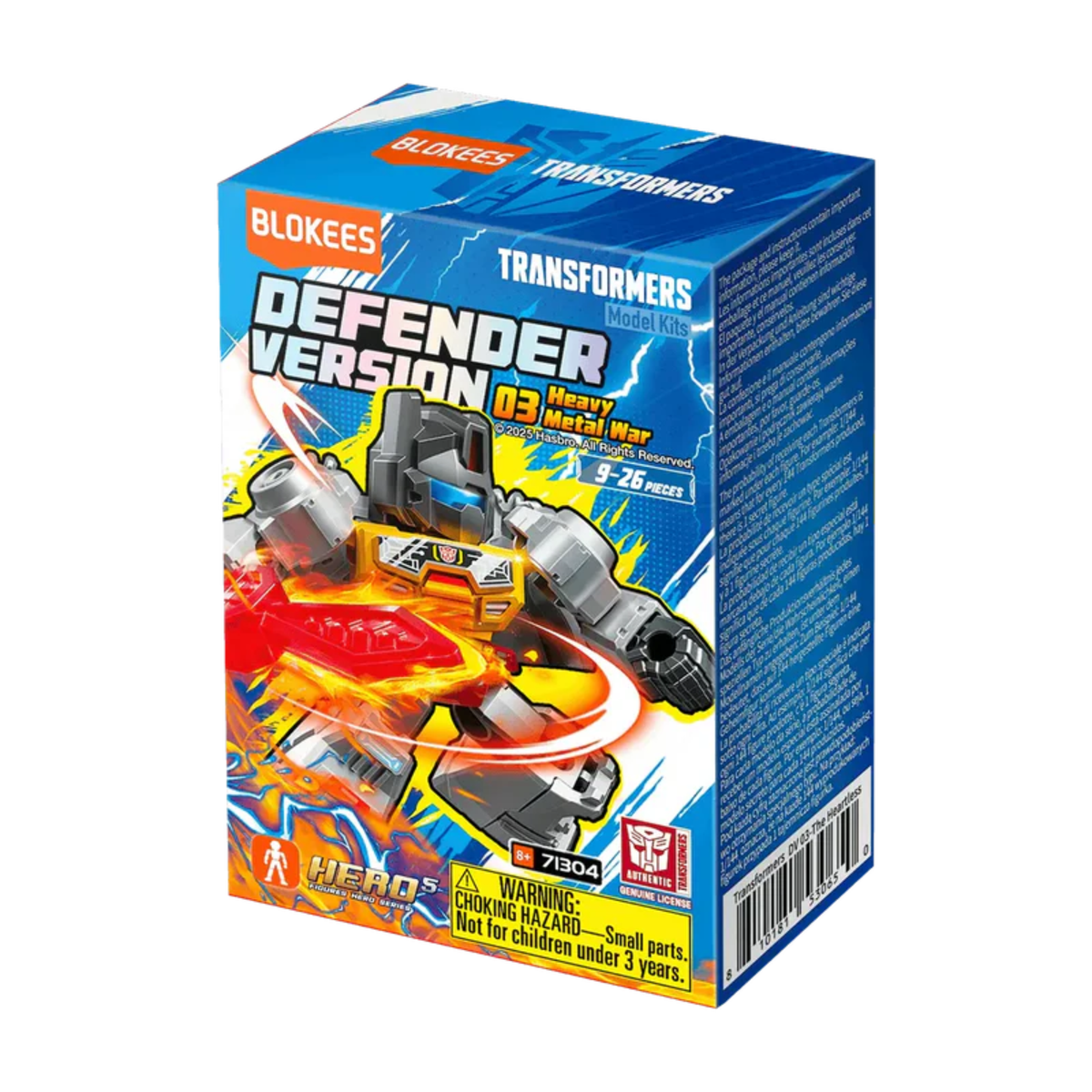 Blokees Transformers Defender 03: Heavy Metal War (Single Random Blind Box)