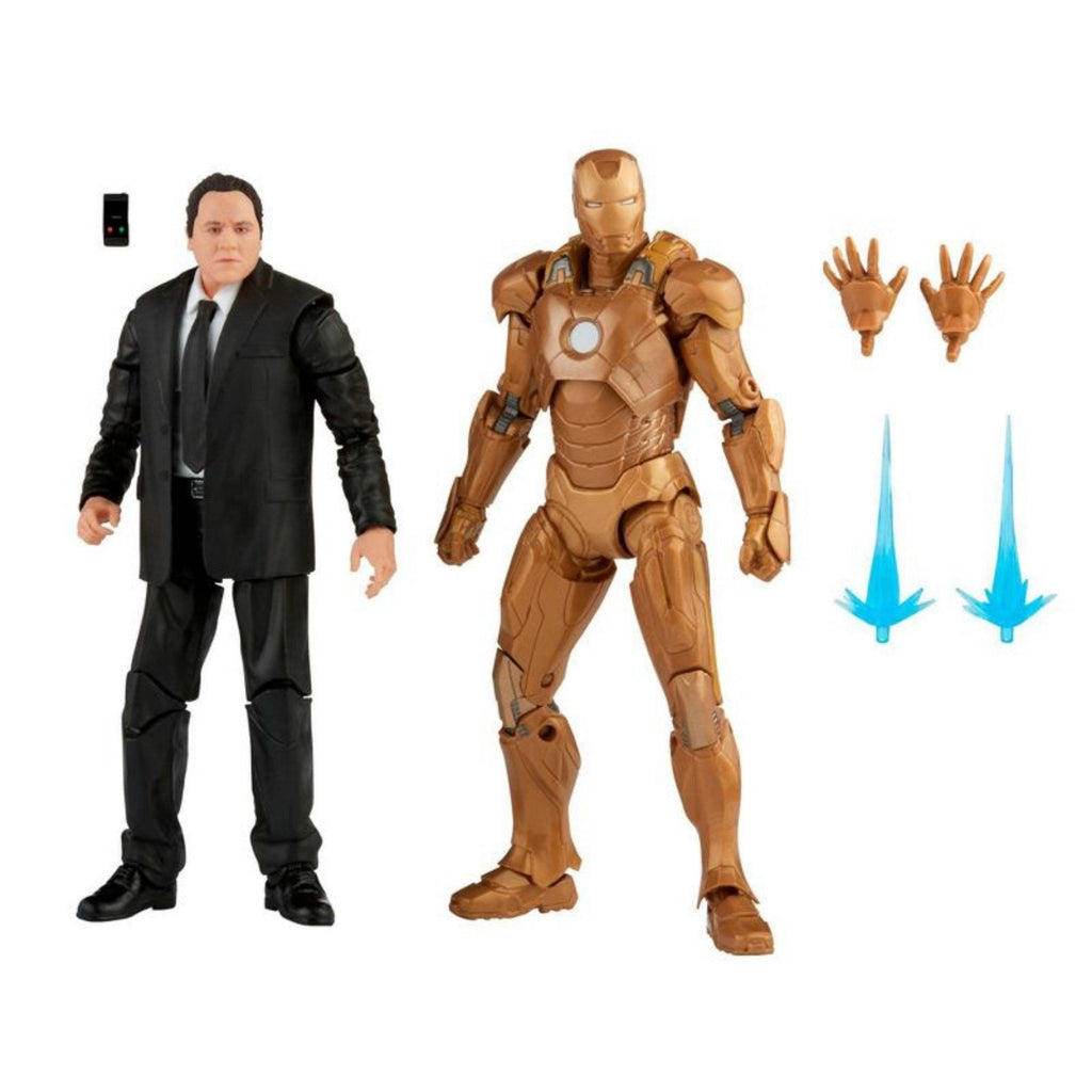 Avengers Infinity Saga Marvel Legends Happy Hogan and Iron Man Mark 21