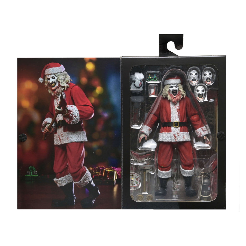 NECA Terrifier 3 Ultimate Santa Suit Art the Clown (Bloody Version)