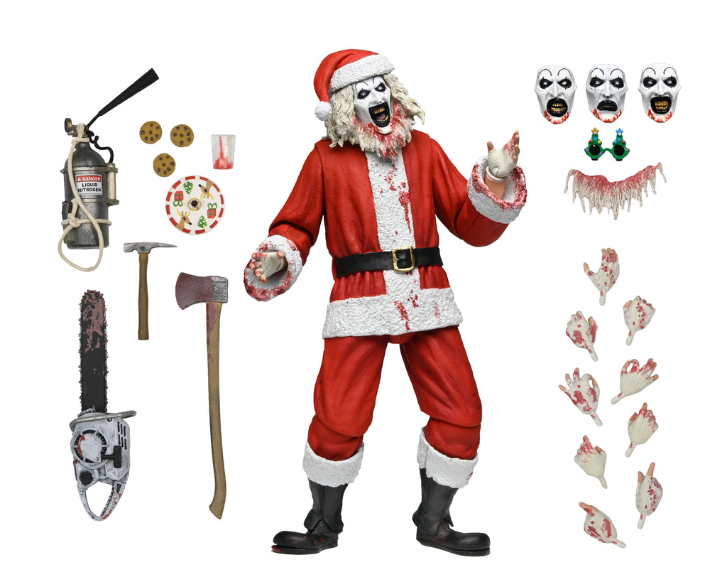 NECA Terrifier 3 Ultimate Santa Suit Art the Clown (Bloody Version)