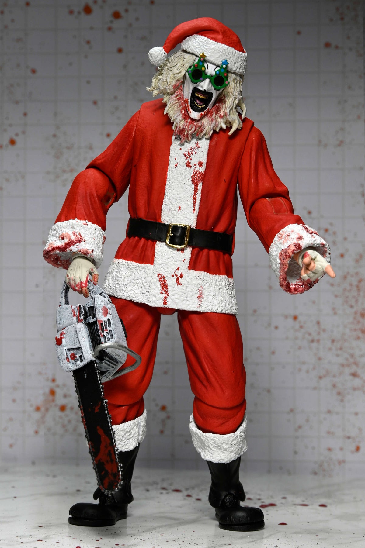 NECA Terrifier 3 Ultimate Santa Suit Art the Clown (Bloody Version)