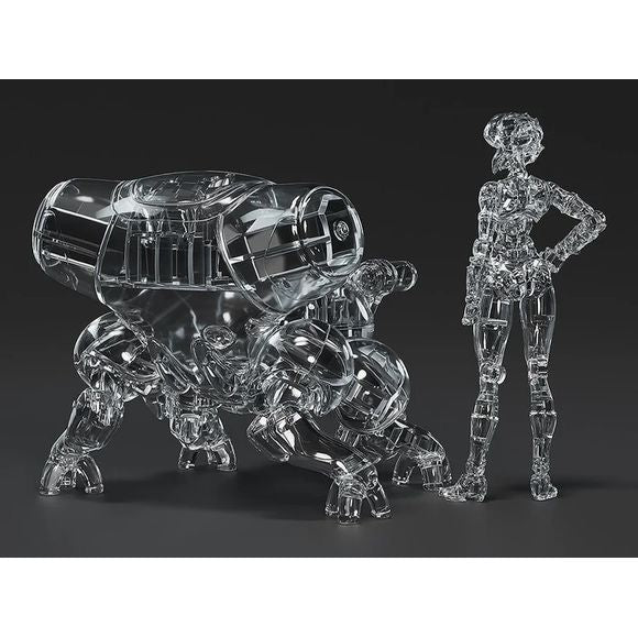 (PRE-ORDER: JAN 2027) Max Factory Ghost in the Shell PLAMAX MF-96 Motoko Kusanagi with Fuchikoma (Thermoptic Camouflage Ver.) 1/20 Model Kit