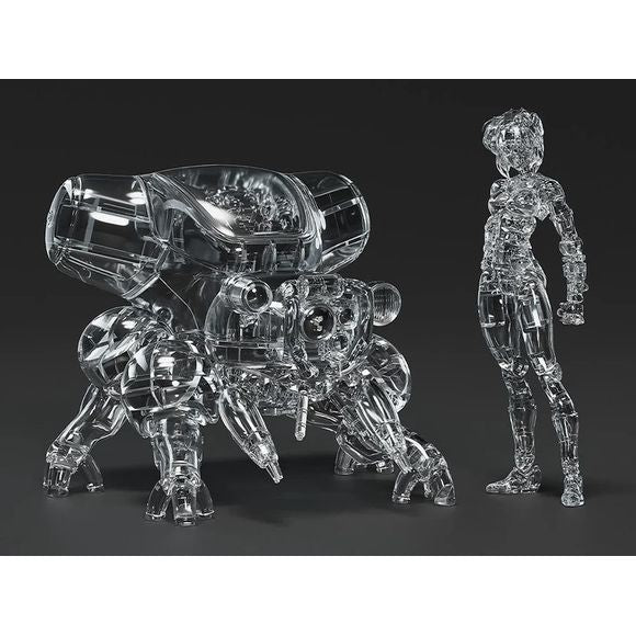 (PRE-ORDER: JAN 2027) Max Factory Ghost in the Shell PLAMAX MF-96 Motoko Kusanagi with Fuchikoma (Thermoptic Camouflage Ver.) 1/20 Model Kit