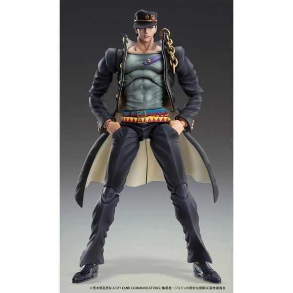 (PRE-ORDER: APR 2027) Medicos JoJo's Bizarre Adventure: Stardust Crusaders Super Action Statue Jotaro Kujo Ver. 2 Action Figure