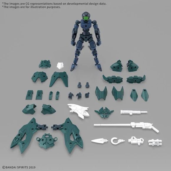 (PRE-ORDER: September 2026) Bandai 30MM 30 Minutes Missions EXM-A9p Spinatio Pirate Type 1/144 Scale Model Kit