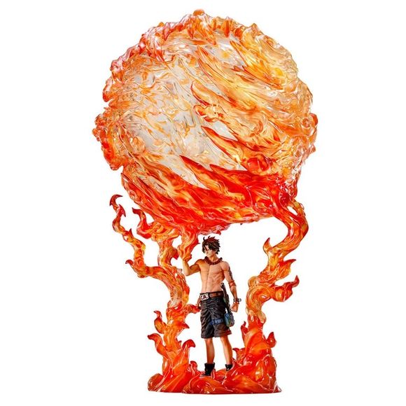 (PRE-ORDER: MAR 2027) Bandai One Piece Revible Moment Ichibansho Portgas D. Ace (Impact Log) Figure