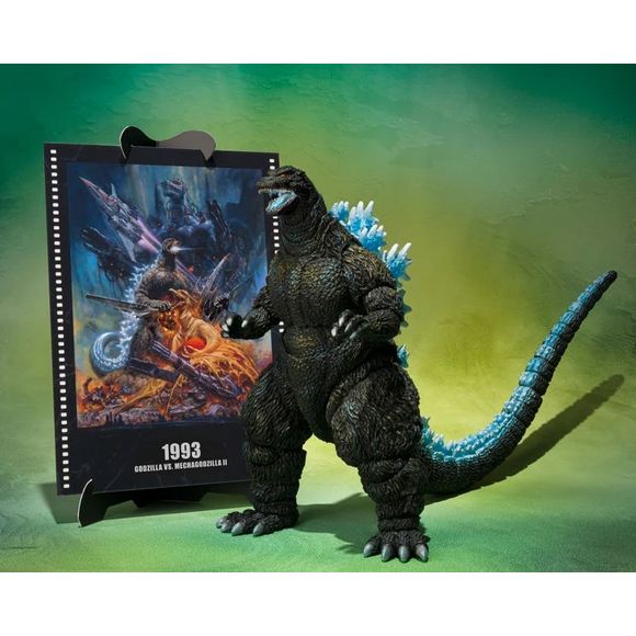 (PRE-ORDER: MAR 2027) Tamashii Nations S.H.Monsterarts Godzilla Vs. Mechagodzilla II Poster Coloring Ver. -Movie Graphic Plus- Action Figure