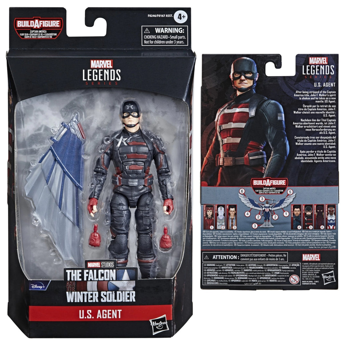 Marvel Legends U.S. Agent (The Falcon and the Winter Soldier / Captain America Flight Gear BAF)