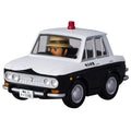 (PRE-ORDER: JUL 2027) Takara Tomy Lupin III The Castle of Cagliostro Q VILLAGE QV-09 Nissan Bluebird Patrol Car Set