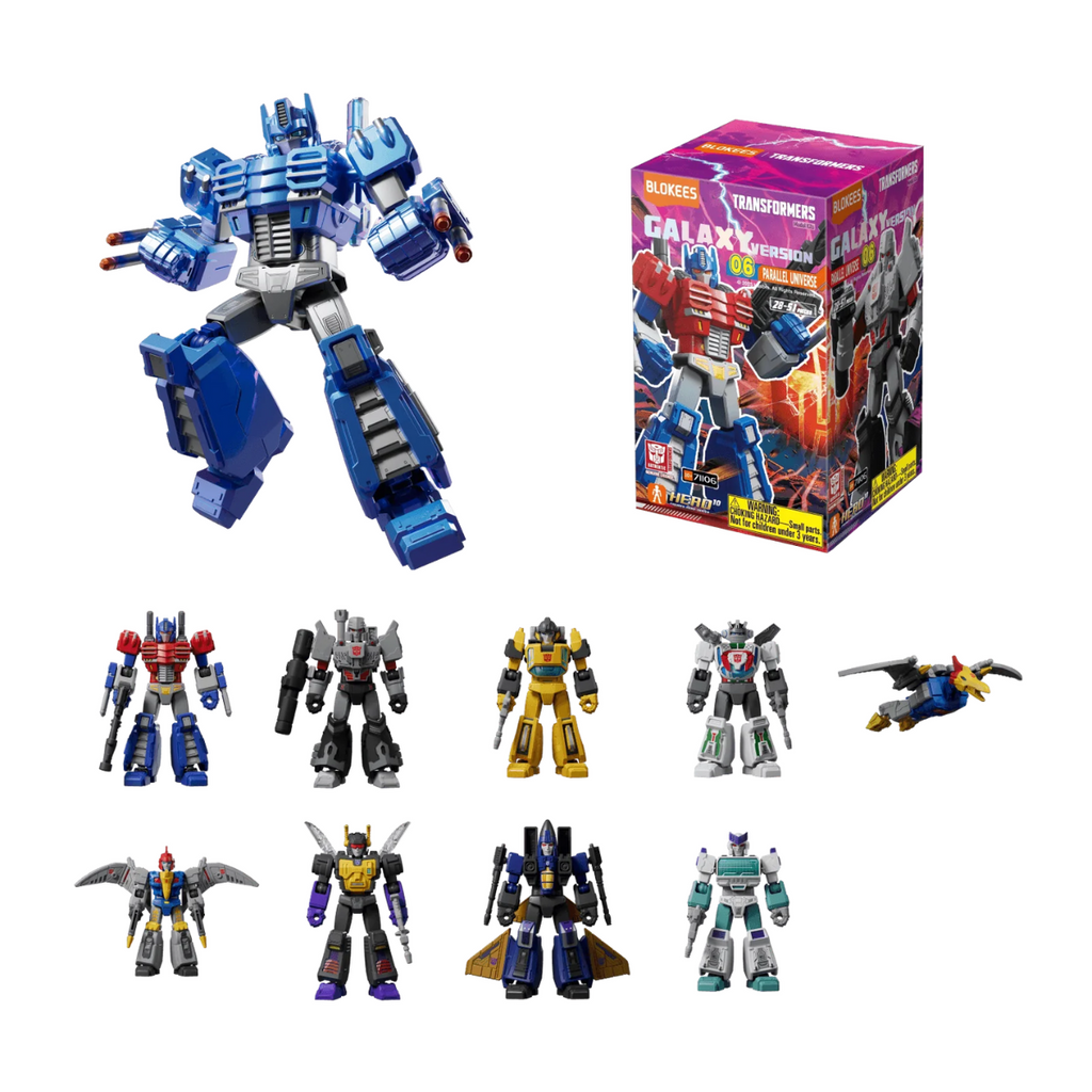 Blokees Transformers Galaxy 06: Parallel Universe Complete Set (Box of 9 Individually Boxed)
