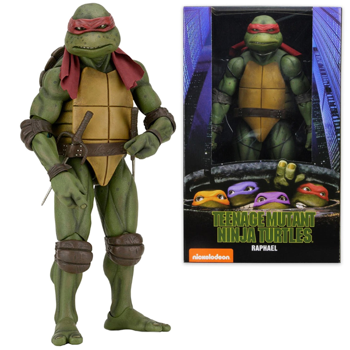NECA Quarter Scale Teenage Mutant Ninja Turtles 1990 Movie Raphael (1:4 Scale)