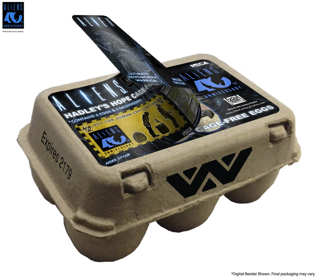 NECA Aliens 40th Anniversary Carton of Alien Eggs 6-Pack Accessory Pack