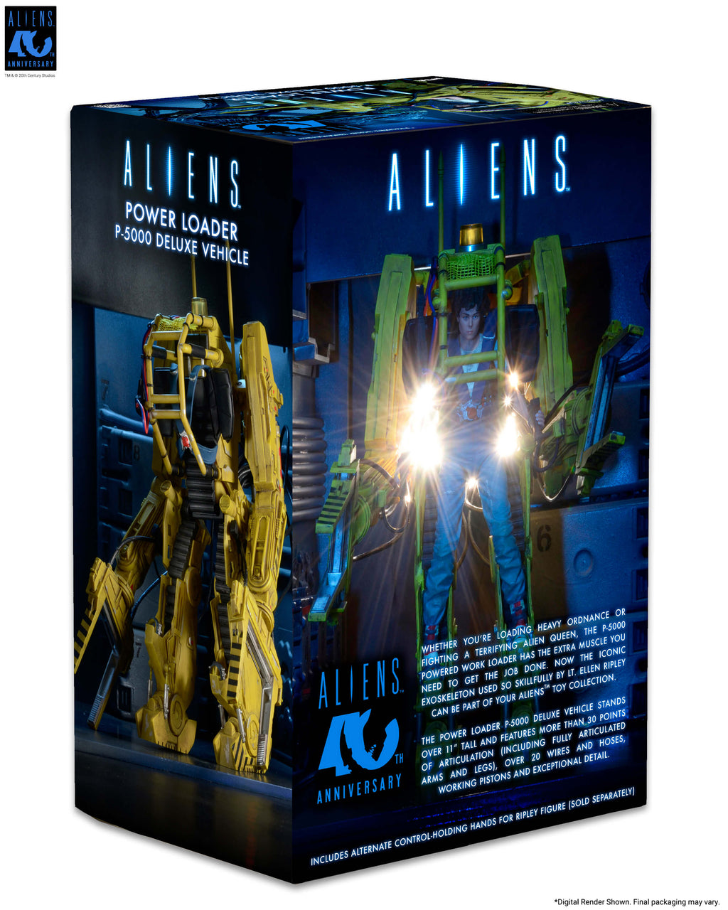NECA Aliens 40th Anniversary Power Loader (P-5000) Deluxe Vehicle