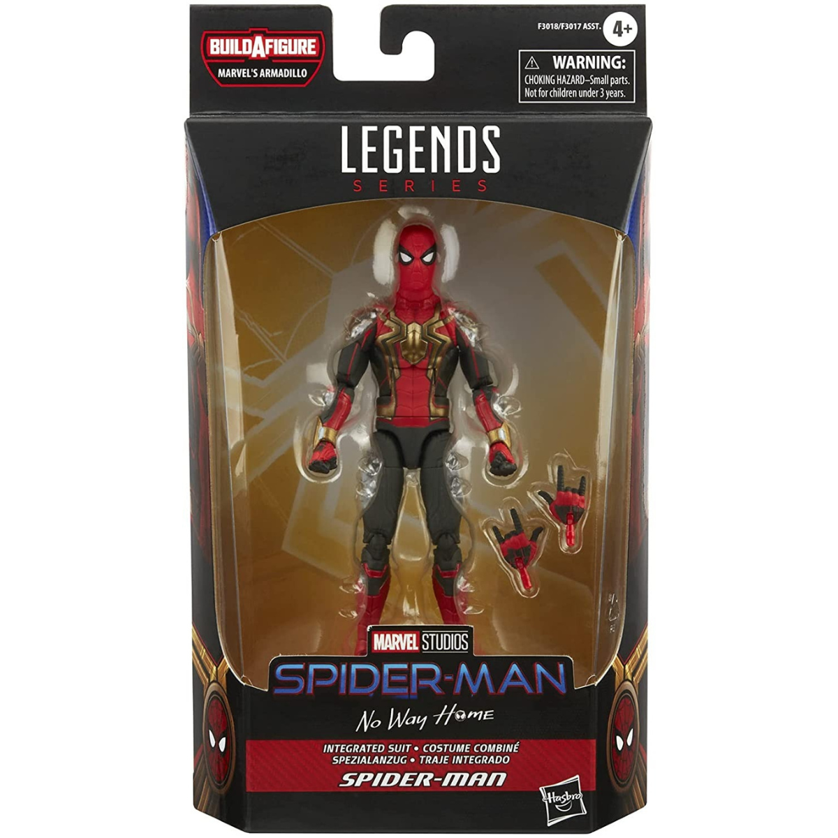 Marvel Legends Integrated Suit Spider-Man (Armadillo BAF) - Pre-Owned / In Box