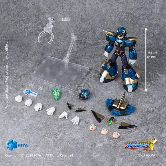 (PRE-ORDER: NOV 2027) HIYA Mega Man X Exquisite Basic X (Ultimate Armor Ver.) Action Figure