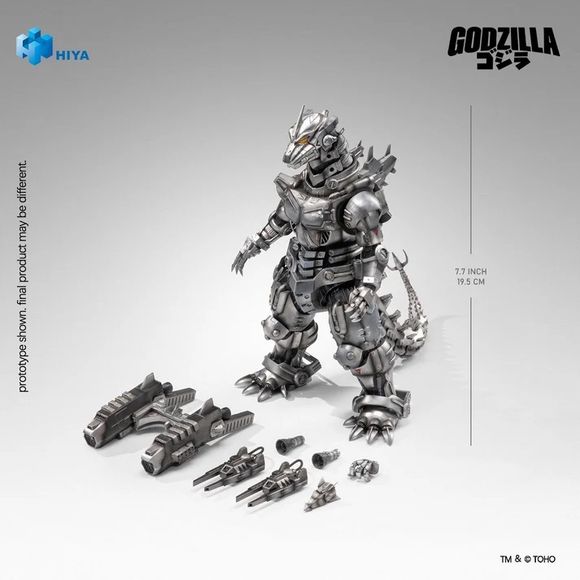 (PRE-ORDER: Q3 2027) HIYA Exquisite Godzilla: Tokyo S.O.S. (2003) Mechagodzilla (Heavy Arms/High Mobility Ver.) Action Figure