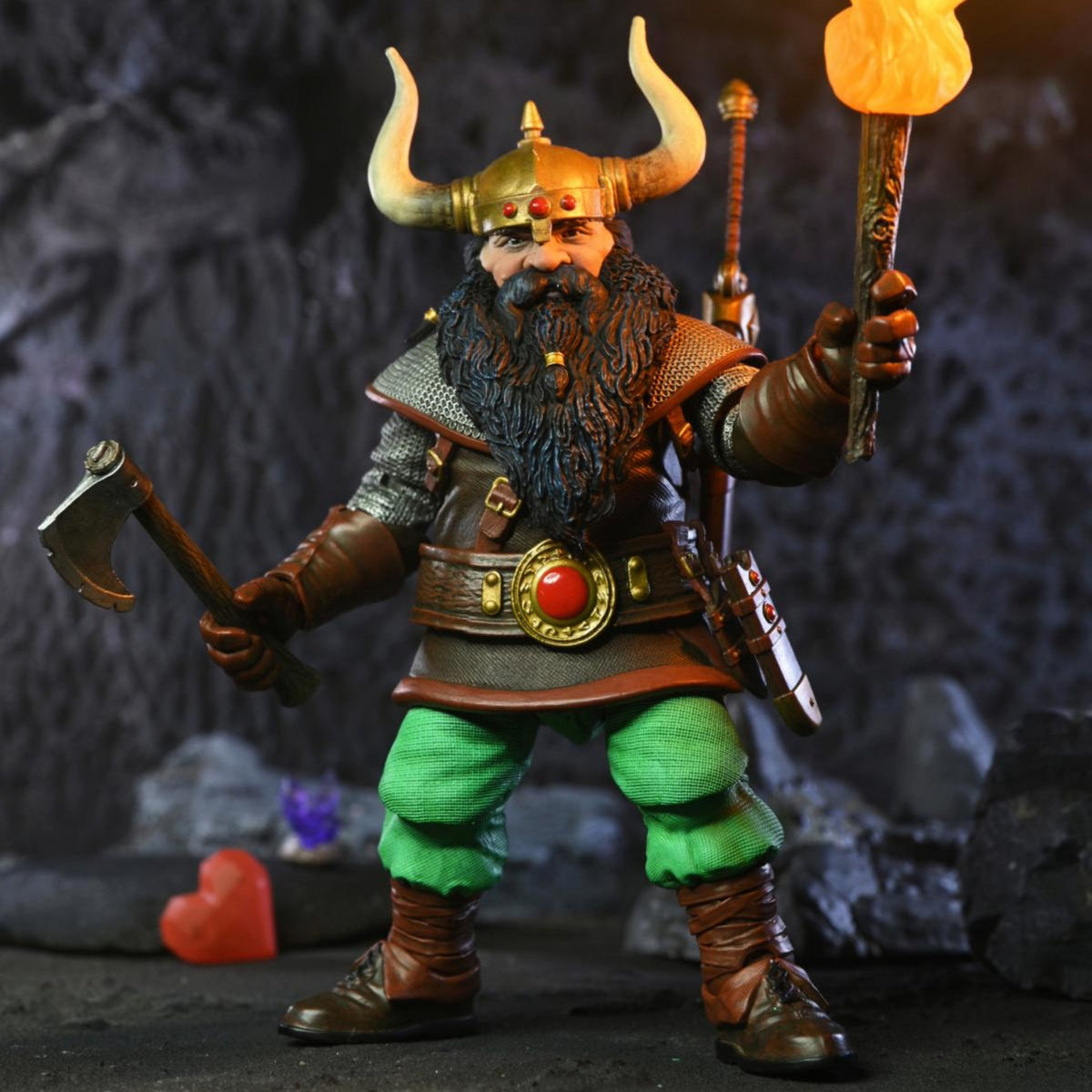 NECA Dungeons & Dragons Ultimate Elkhorn the Good Dwarf Fighter