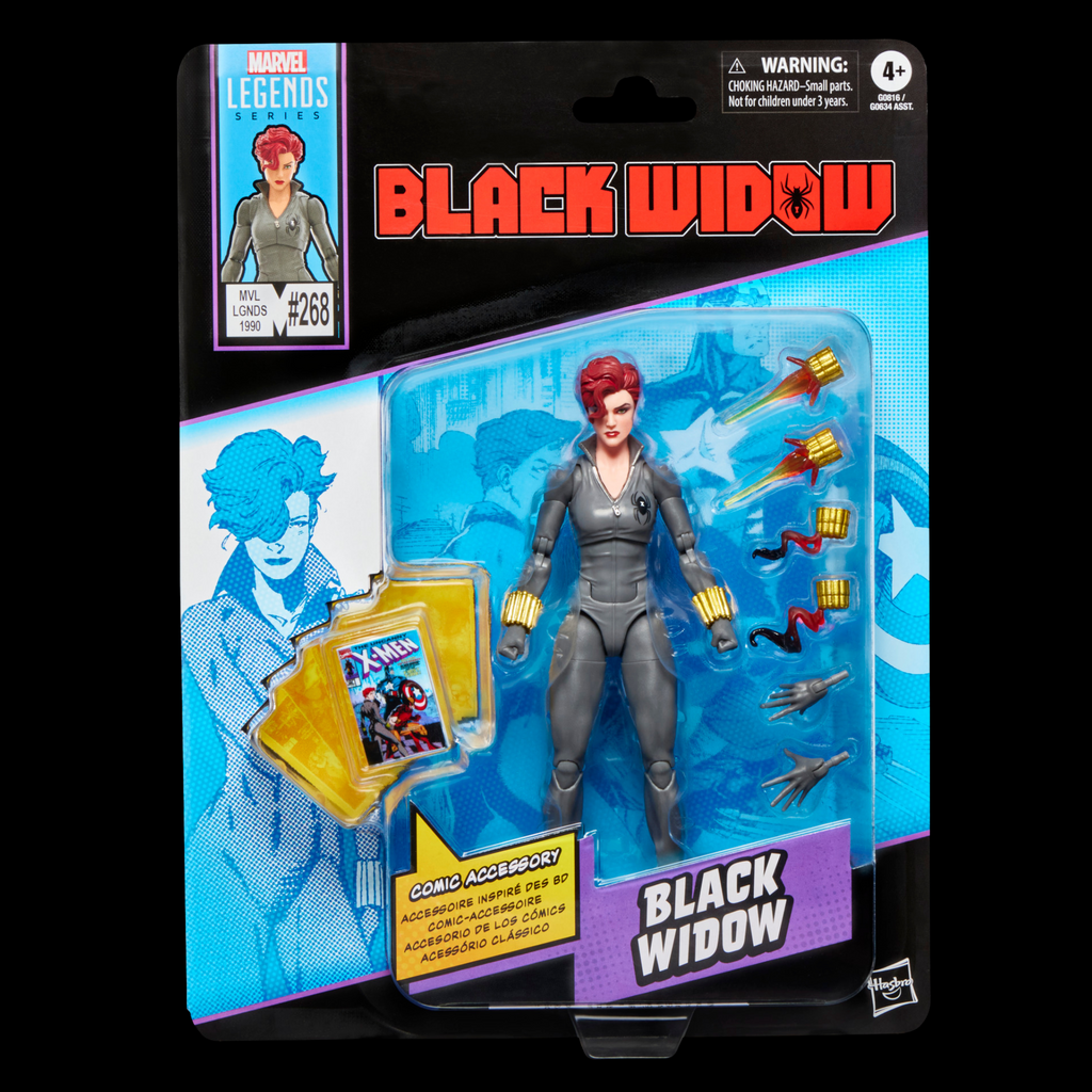 Marvel Legends Series Black Widow (1990's Uncanny X-Men #268 Mini-Comic)
