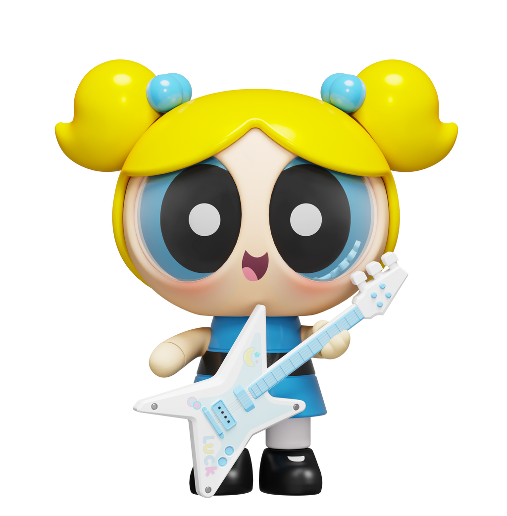 Blokees The Powerpuff Girls MOKOO Series 01: Cute Beats (Box Of 9 Individually Boxed)
