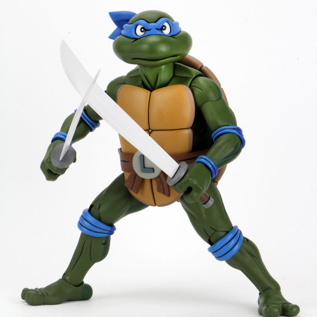 NECA Quarter Scale Teenage Mutant Ninja Turtles Animated Series Leonardo (1:4 Scale)