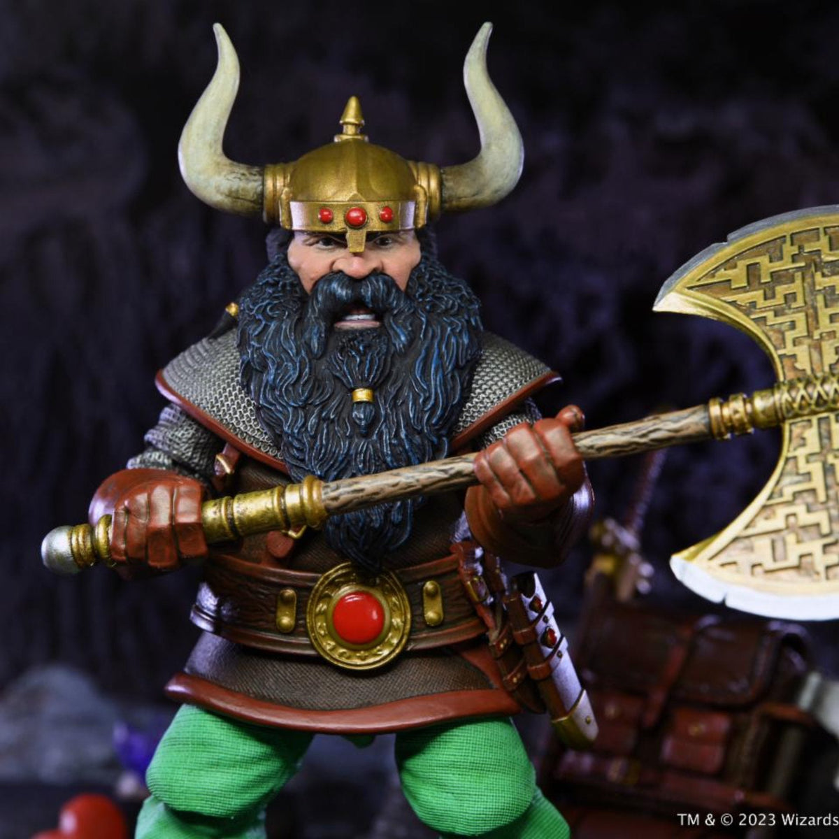 NECA Dungeons & Dragons Ultimate Elkhorn the Good Dwarf Fighter