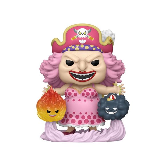 Damaged Box Galactic Toys Exclusive - Funko Pop! Super: One Piece - Big Mom w/ Homies