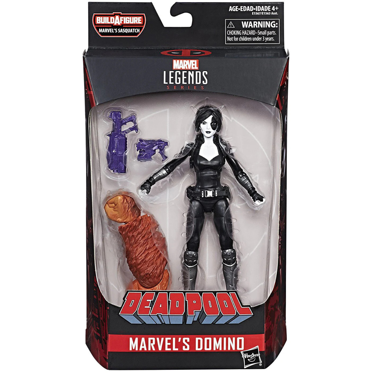 Marvel Legends Domino (Sasquatch BAF) - Pre-Owned / In Box