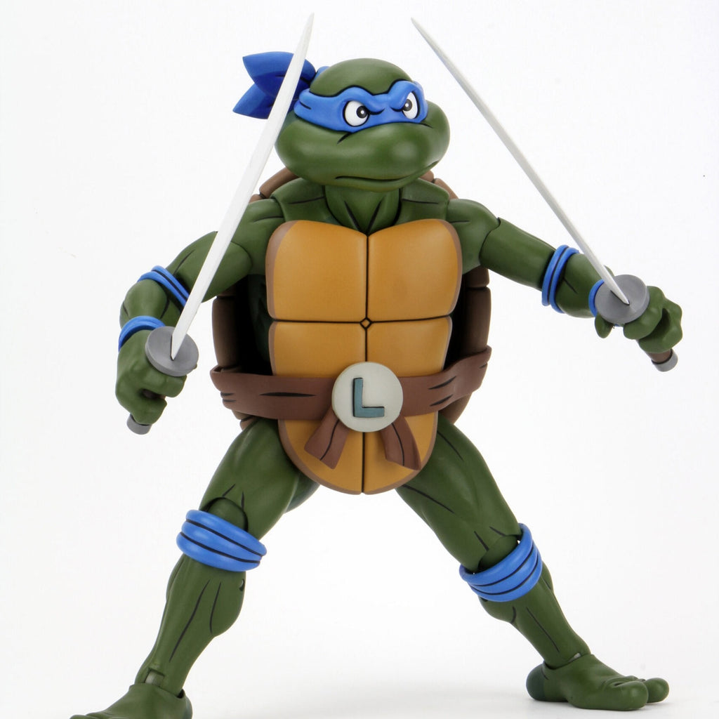 NECA Quarter Scale Teenage Mutant Ninja Turtles Animated Series Leonardo (1:4 Scale)