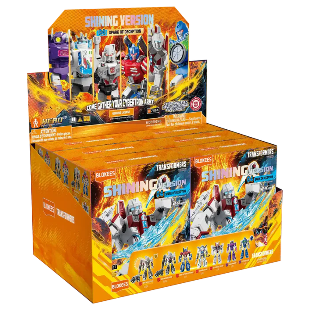 Blokees Transformers Shining Version 04 Spark of Deception (Box of 6 Individually Boxed)