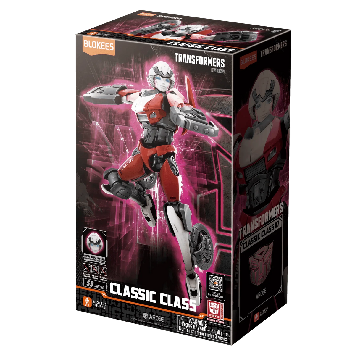 Blokees Transformers Classic Class 07 Arcee (Rise of the Beasts)