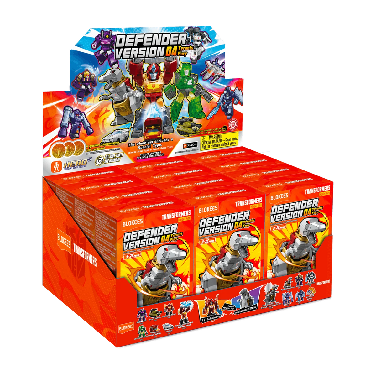 Blokees Transformers Defender 04: Tyrants Fury (Box of 12 Individually Boxed)