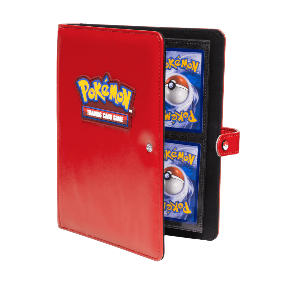 Ultra Pro Pokémon Premium Red 4-Pocket Snap Binder