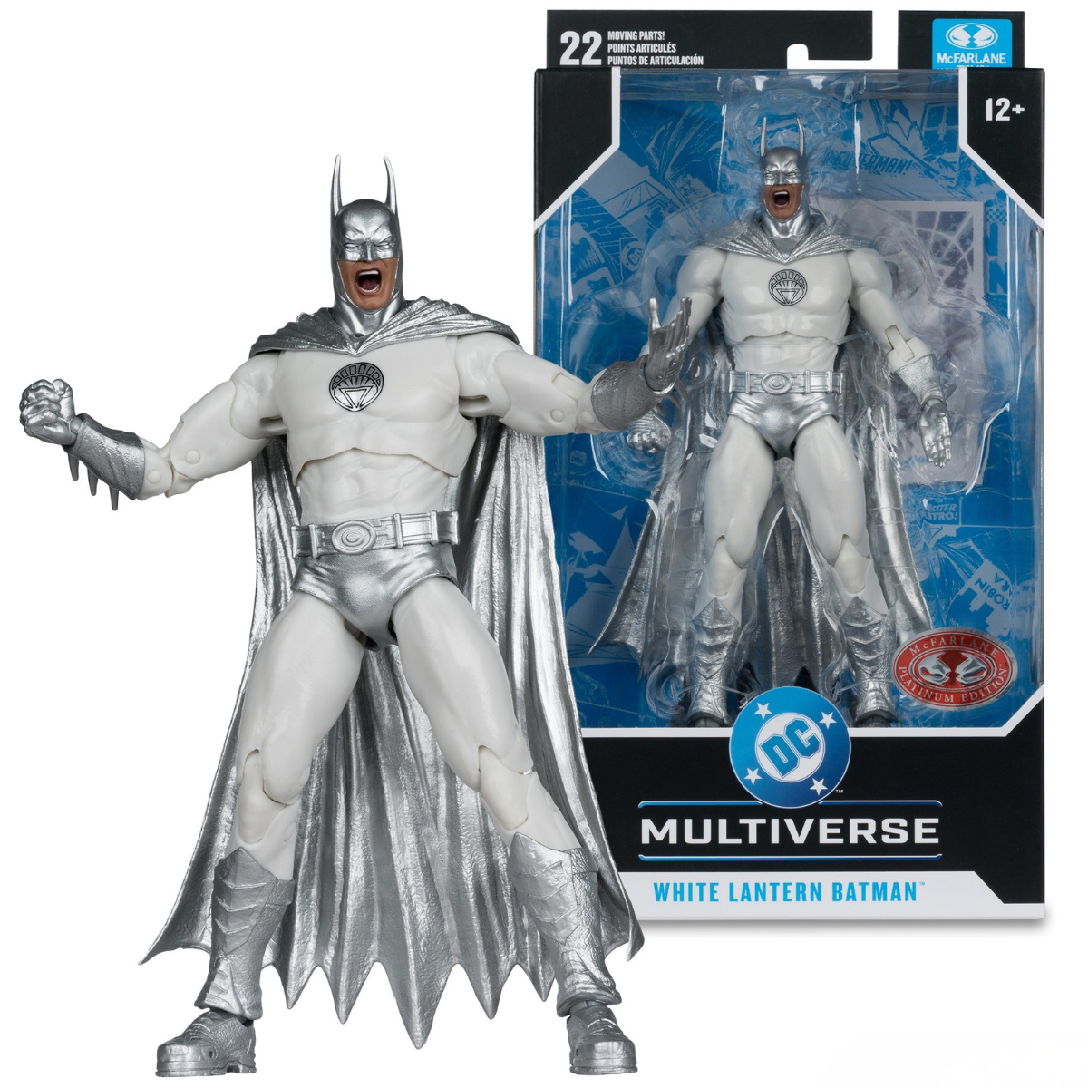 DC Multiverse Red Platinum Batman White-Lantern Batman (Brightest Day)