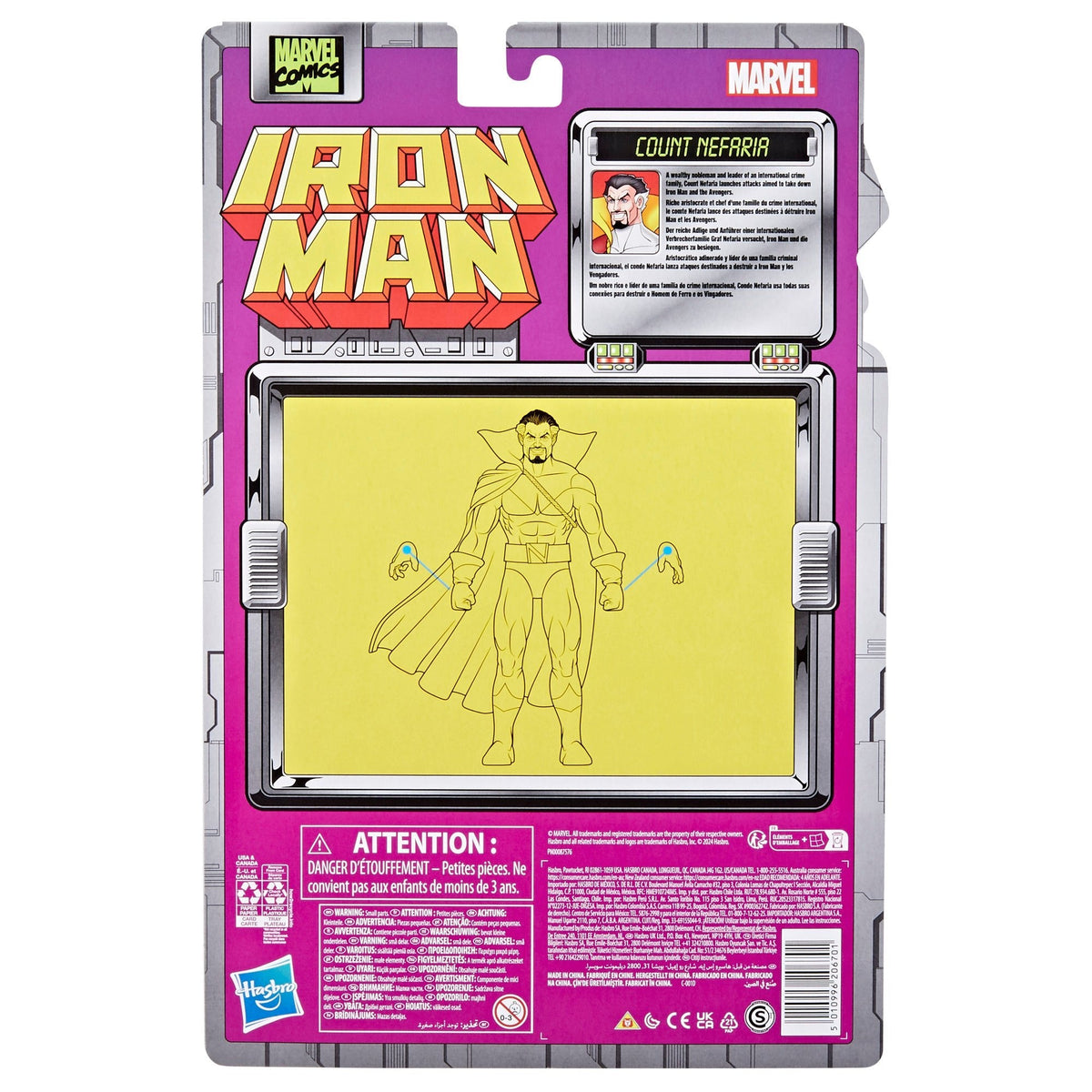 Marvel Legends Iron Man Retro Collection Count Nefaria