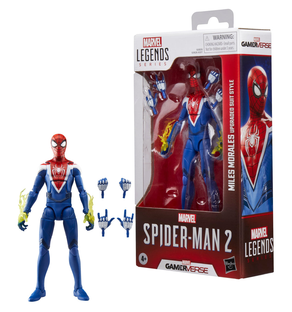 Marvel Legends Series Gamerverse Upgraded Suit Style Miles Morales (Spider-Man 2 Video Game)