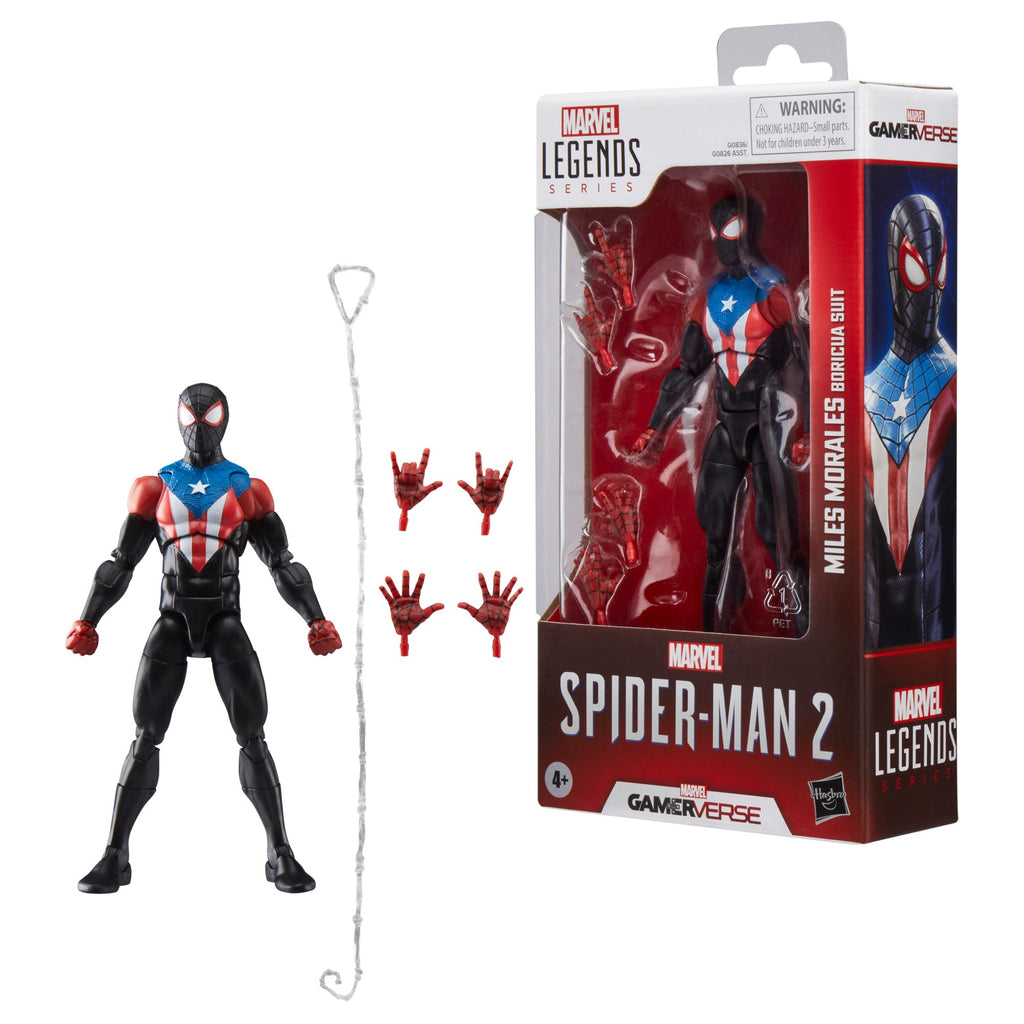 Marvel Legends Series Gamerverse Boricua Suit  Miles Morales (Spider-Man 2 Video Game)