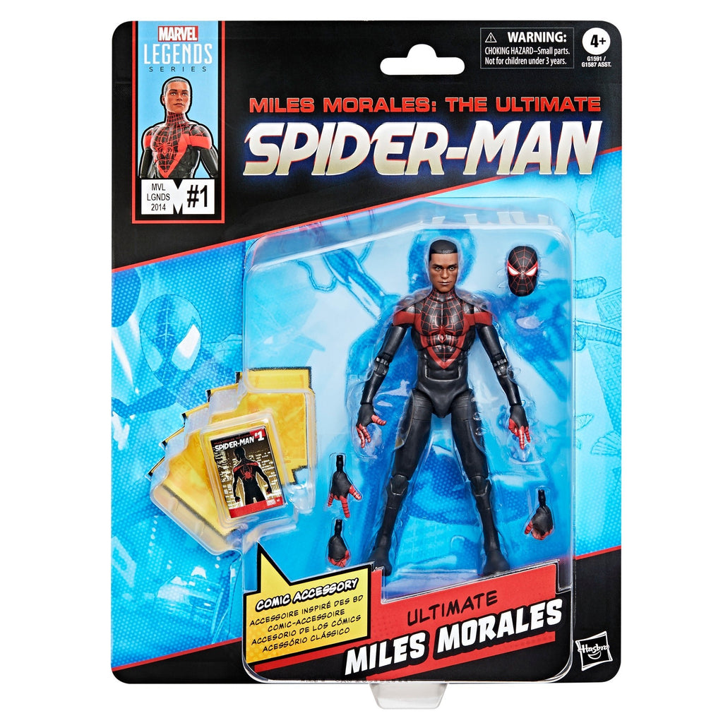 Marvel Legends Series Ultimate Miles Morales Spider-Man (2014's Ultimate Spider-Man #1 Mini-Comic)