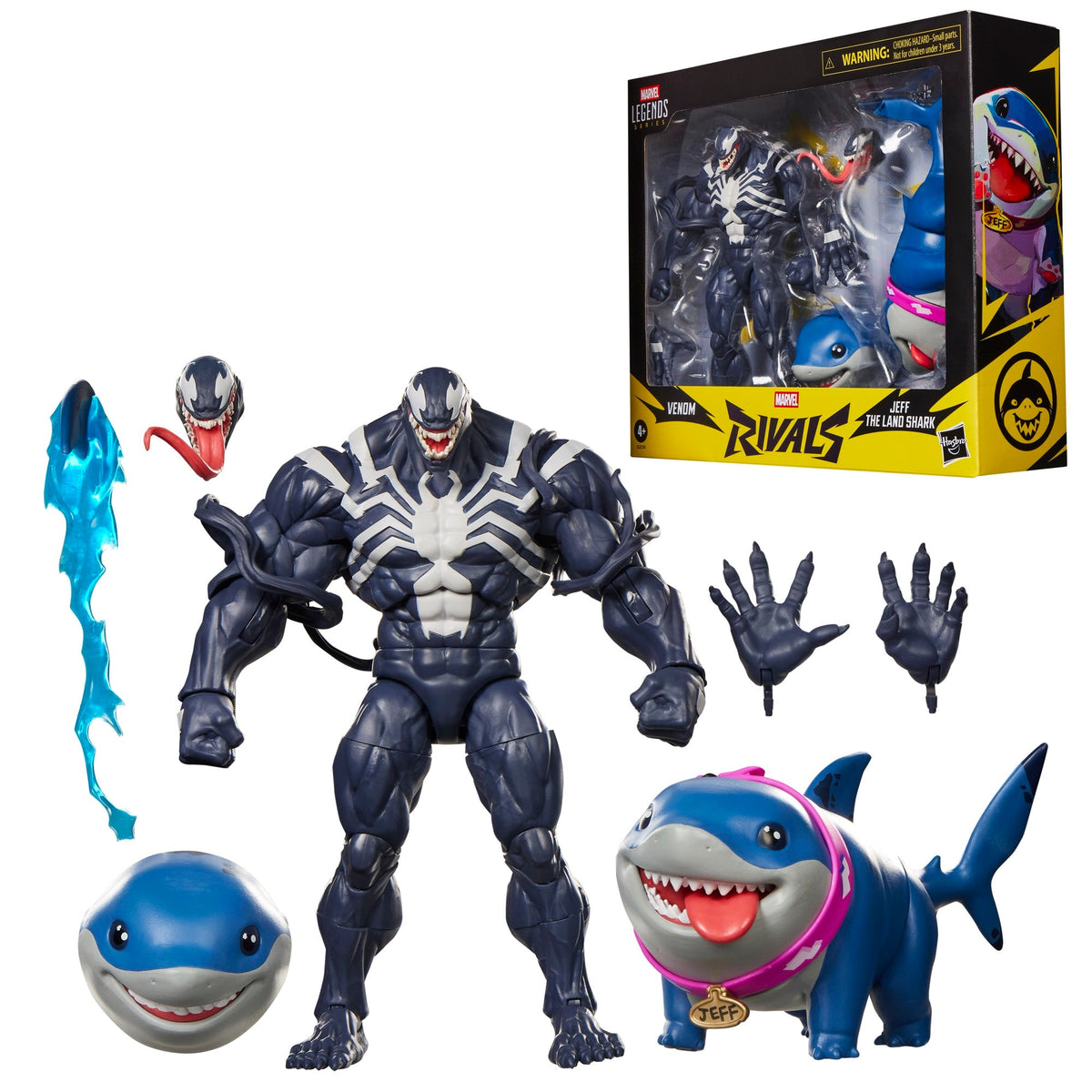 Marvel Legends Series Venom & Jeff the Land Shark 2-Pack (Marvel Rivals)