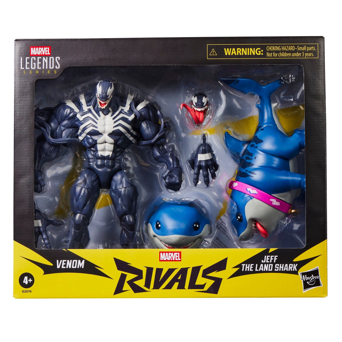Marvel Legends Series Venom & Jeff the Land Shark 2-Pack (Marvel Rivals)