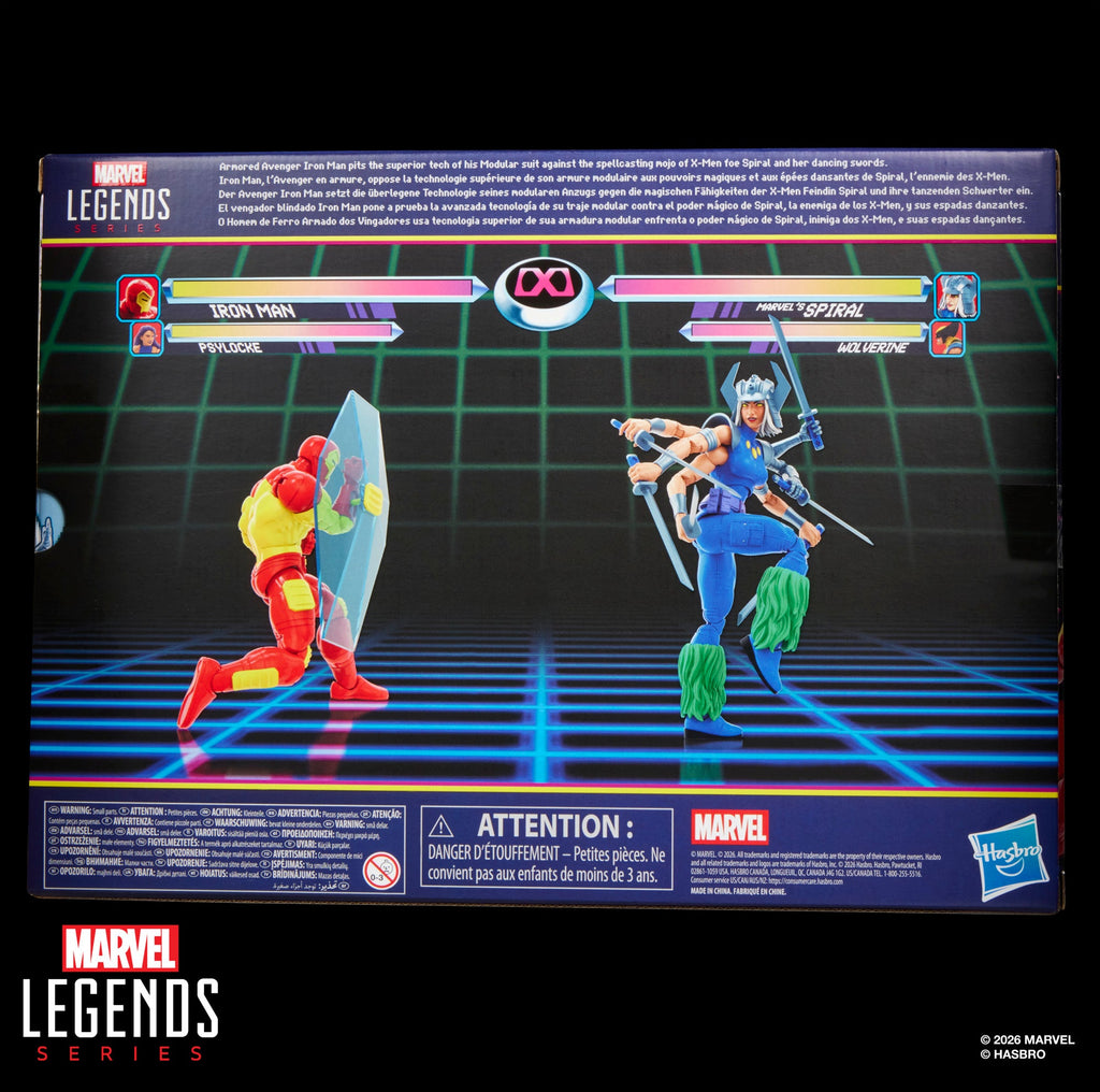 Marvel Legends Series Gamerverse Spiral vs Iron Man 2-Pack