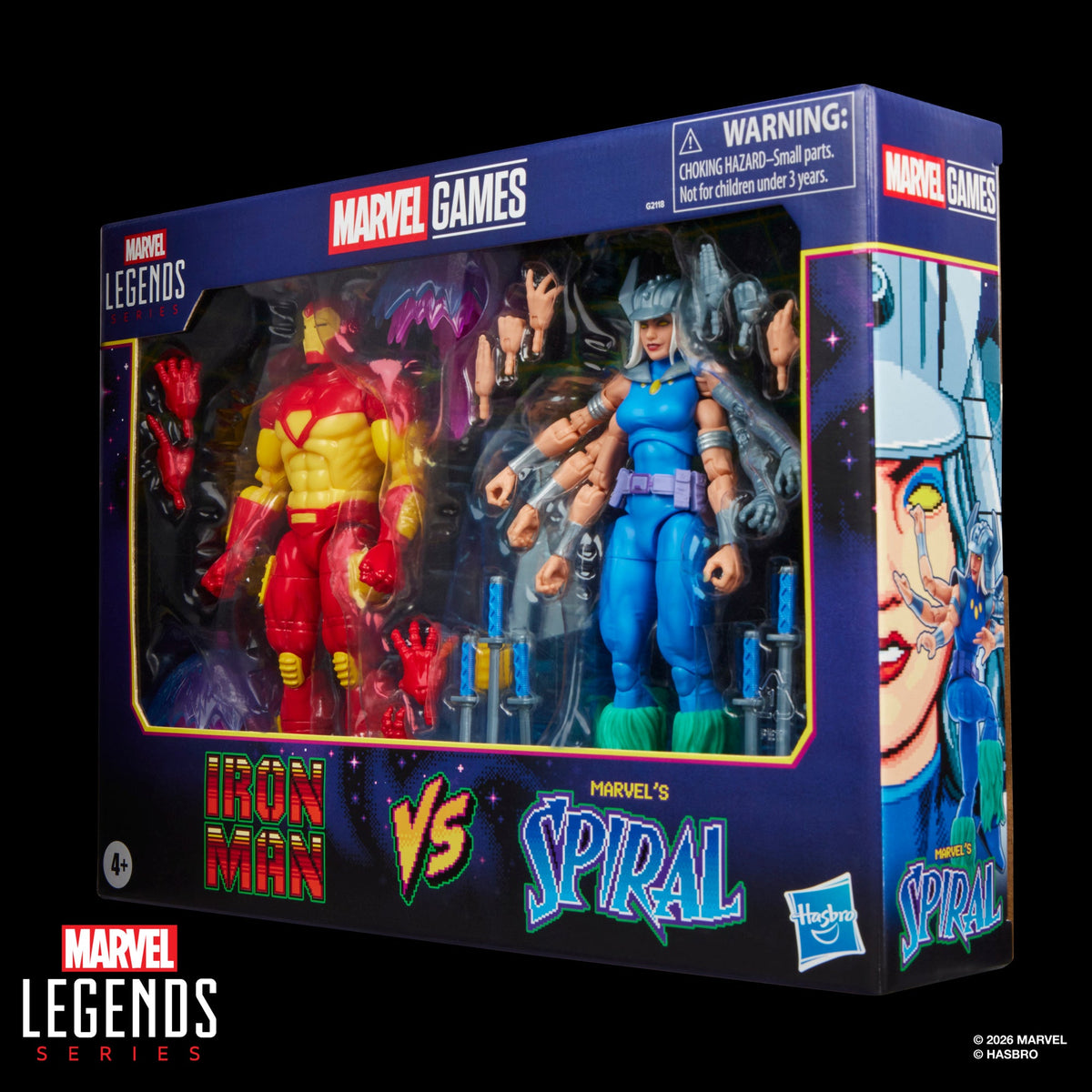 Marvel Legends Series Gamerverse Spiral vs Iron Man 2-Pack