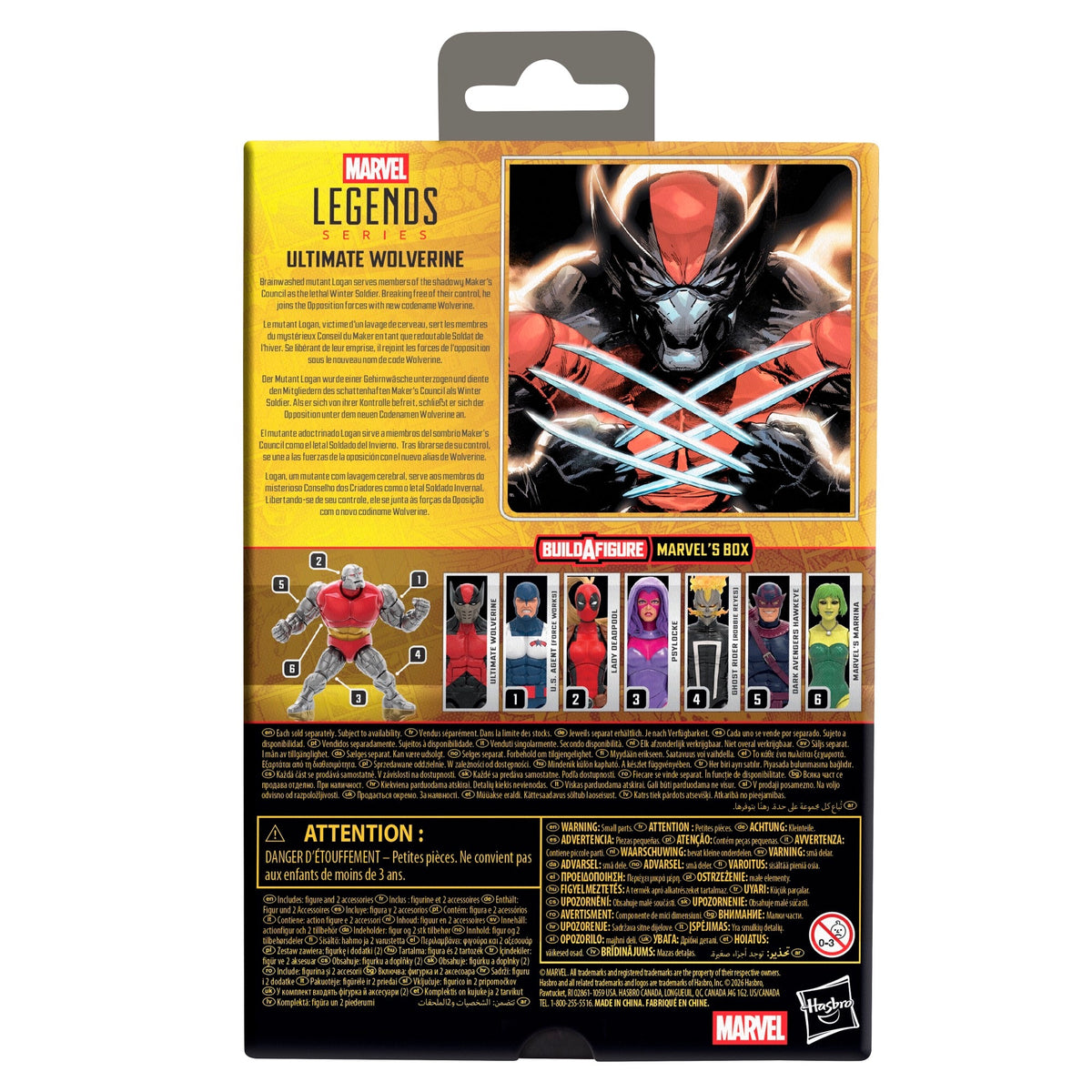Marvel Legends Series Ultimate Wolverine (Box BAF)