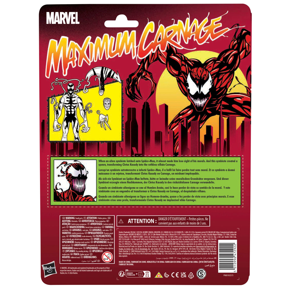 Marvel Legends Series Maximum Carnage Retro Carnage