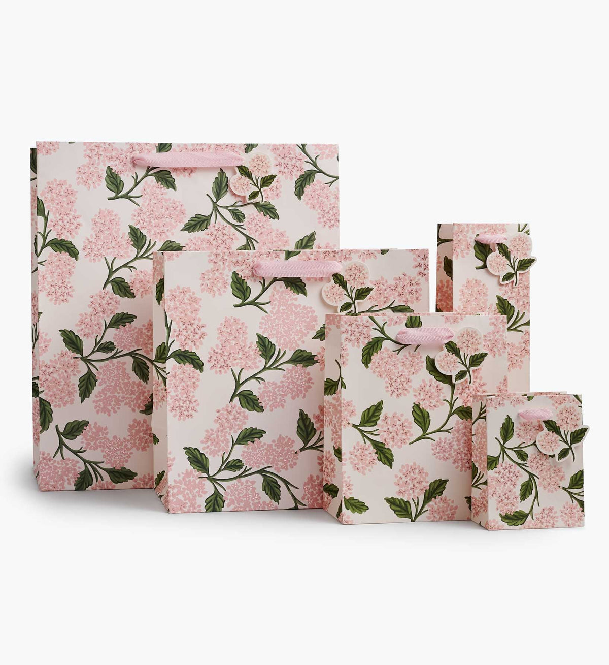 Pink Hydrangea Large Gift Bag