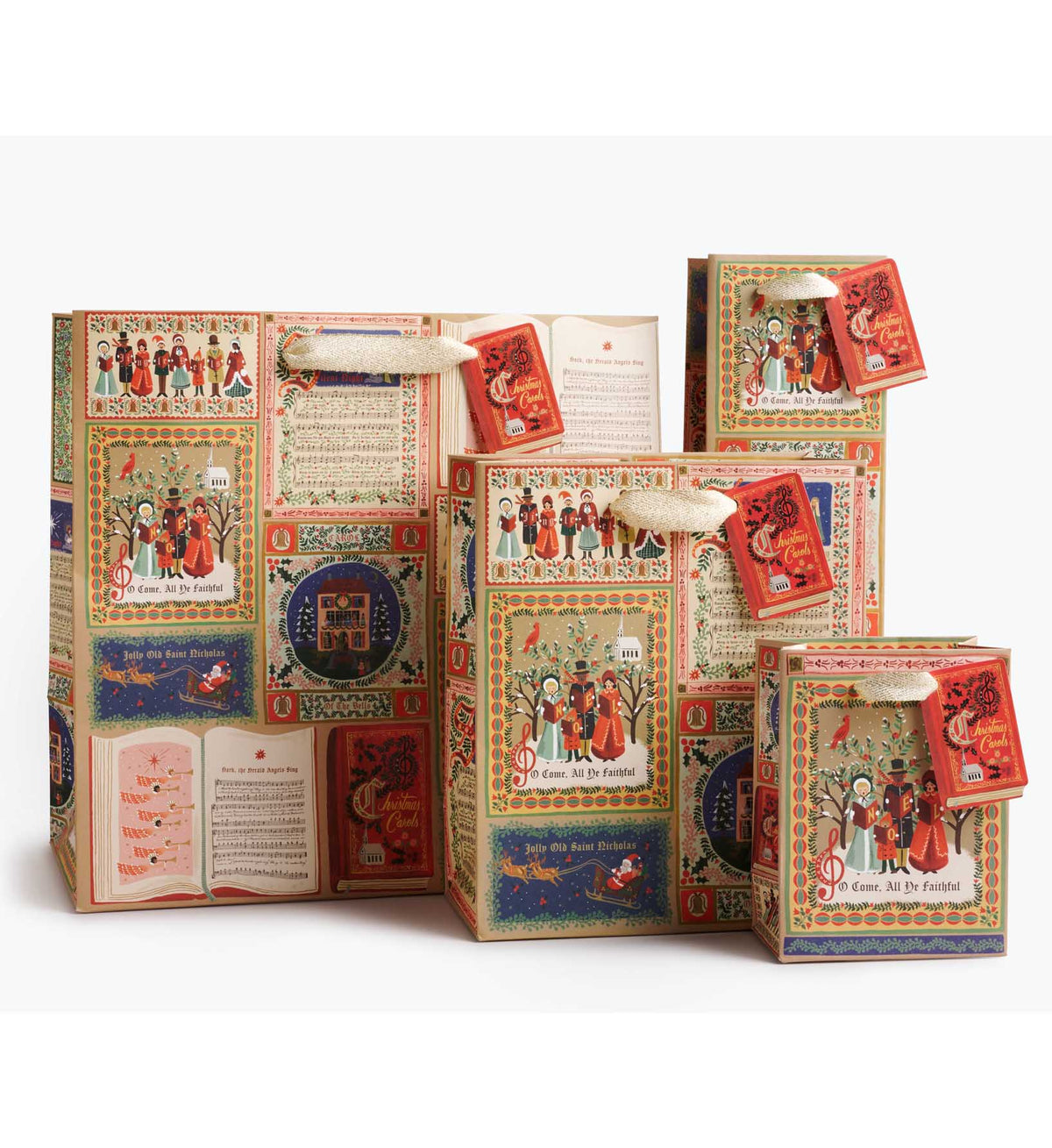 Christmas Carols Large Gift Bag