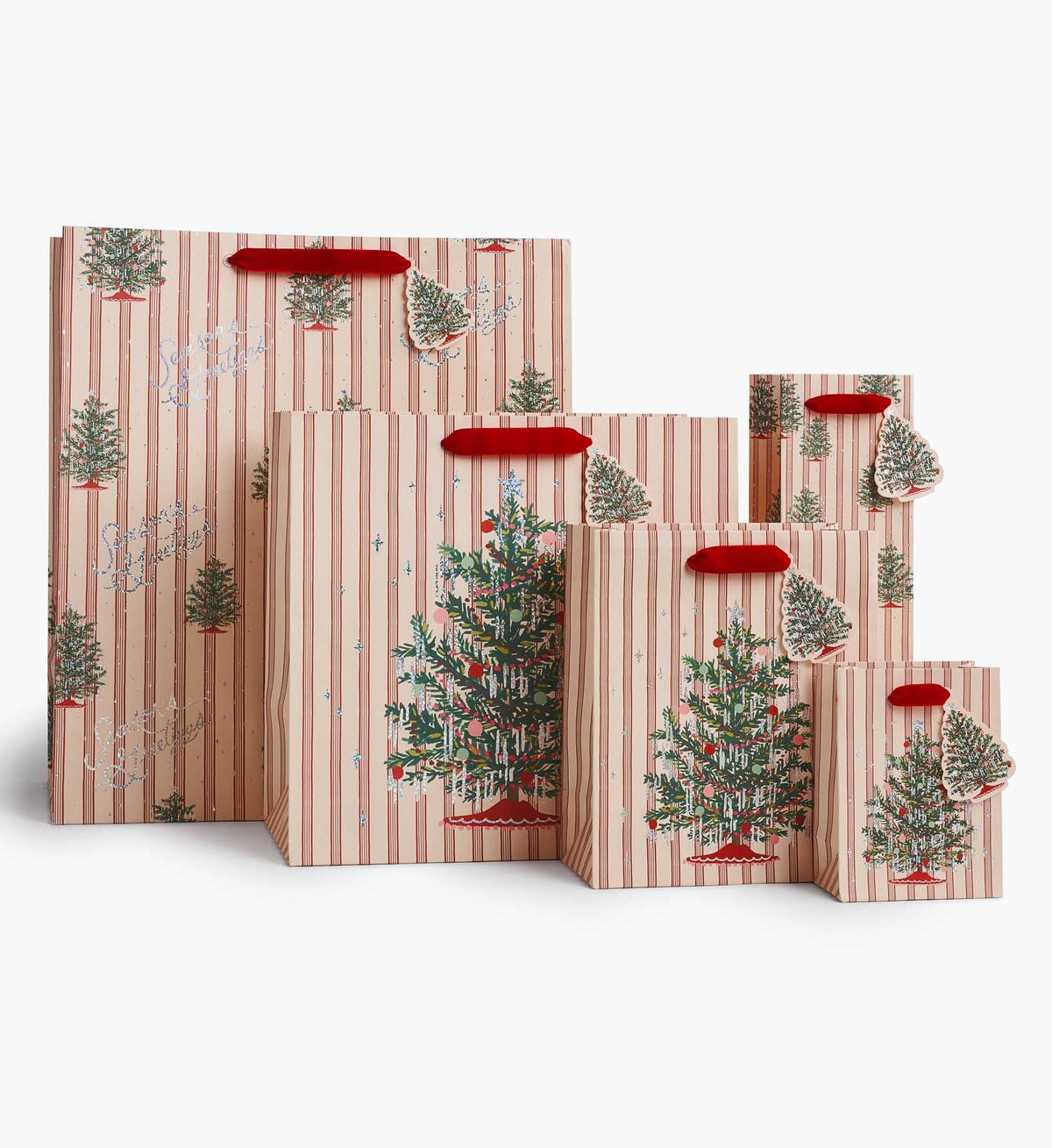 Tinsel Tree Small Gift Bag