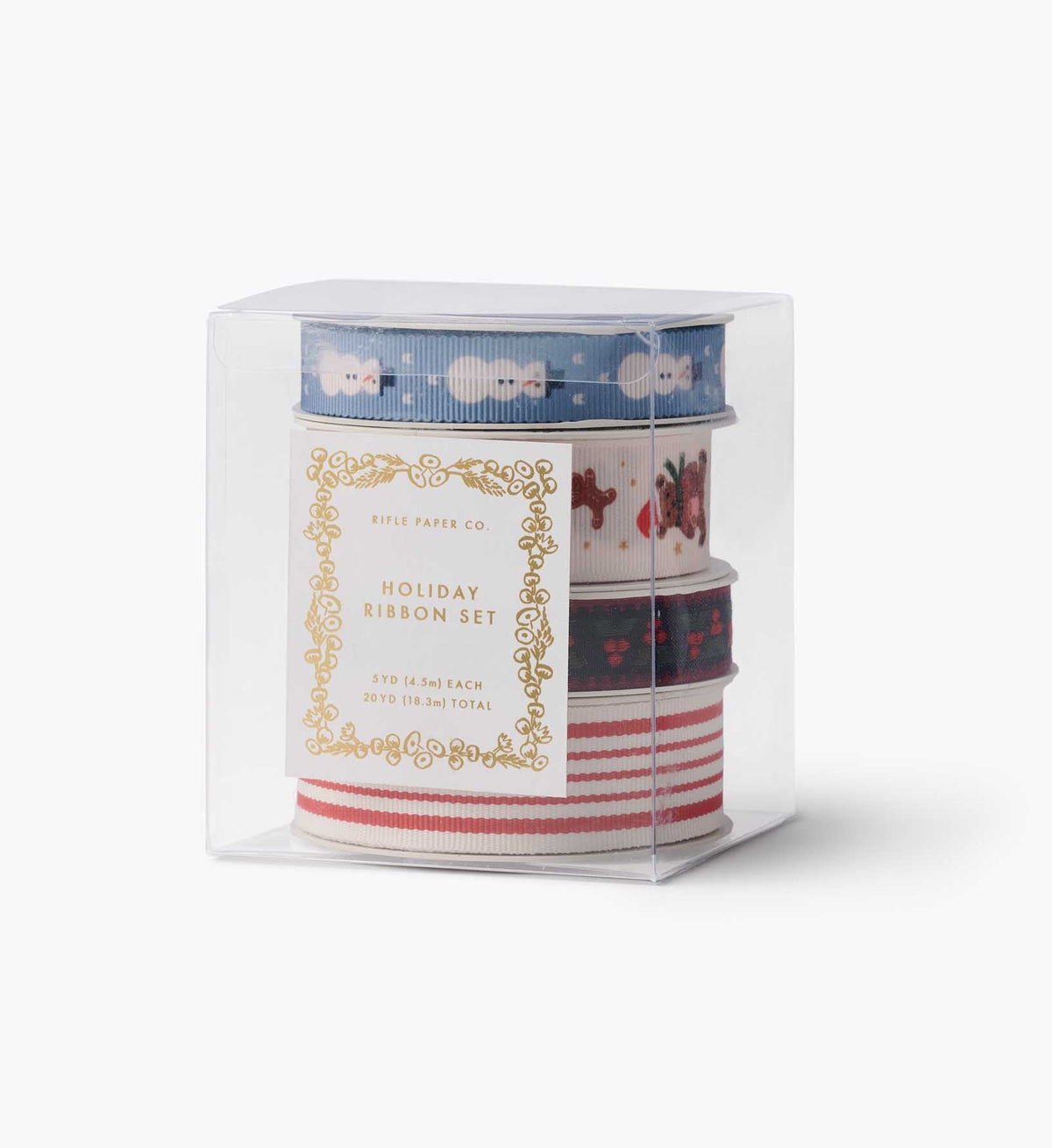 Ribbon Set of 4 - Beary Christmas