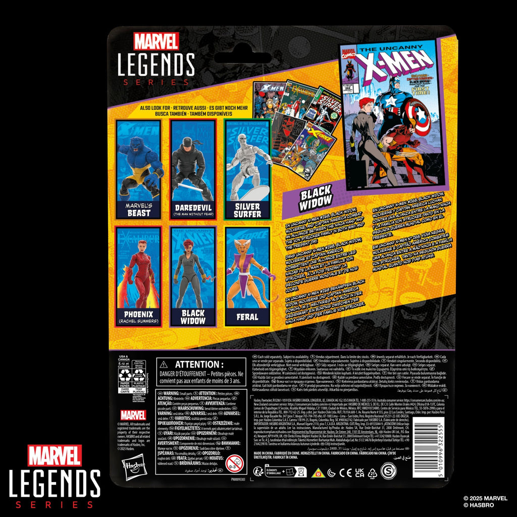 Marvel Legends Series Black Widow (1990's Uncanny X-Men #268 Mini-Comic)