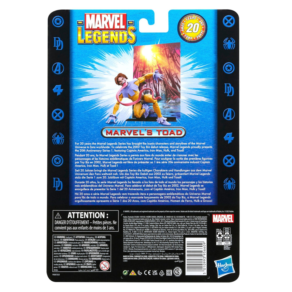 Marvel Legends Series 1 Toad (Marvel Legends 20th Anniversary)