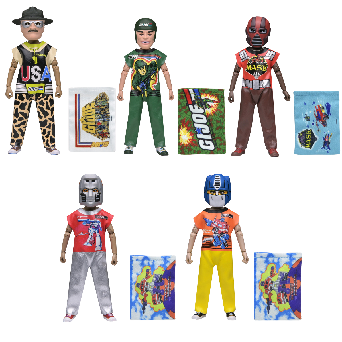NECA Ben Cooper Costume Kids Collection Wave 15: Hasbro Set of 5